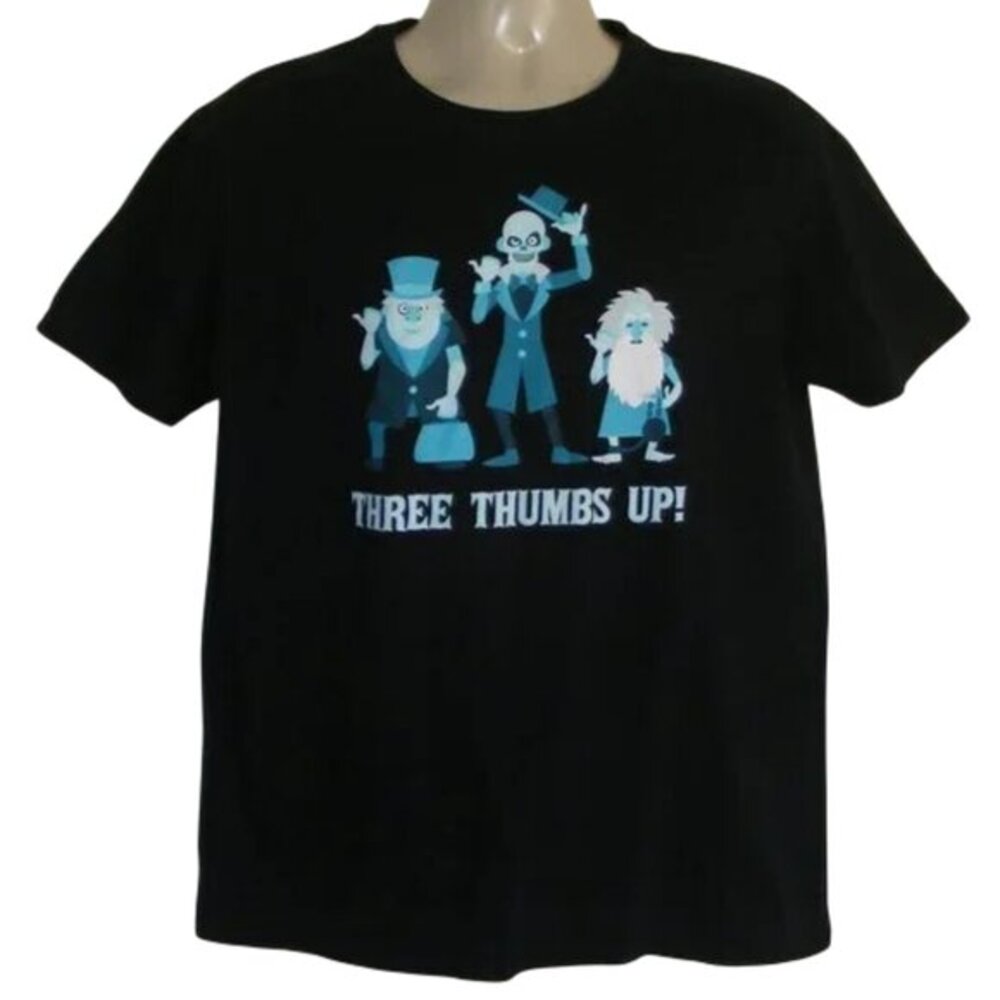 Funko X Disney Haunted Mansion 3 Ghosts Tshirt, L, Black, SS, 100% Cotton